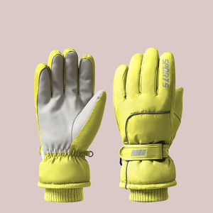 Gants <span class=keywords><strong>de</strong></span> <span class=keywords><strong>ski</strong></span> pour femmes, antidérapants, imperméables, thermiques, pour la conduite en plein air, vélo électrique, sports d'hiver - Product Image 5