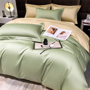 Bộ ga trải giường cotton cao cấp 200S sợi dài, chất liệu cotton nguyên chất, bộ ga trải giường sang trọng nhẹ nhàng, bộ ga trải giường ba món - Product Image 4