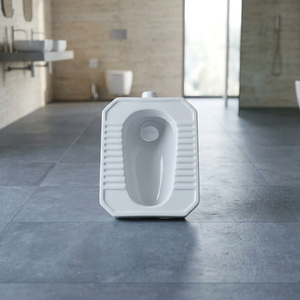 WC à la turque en céramique à prix avantageux et de bonne qualité, avec siphon, sanitaires en céramique, sièges de toilettes à la turque - Product Image 2