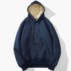 sherpa lined pullover hoodie
