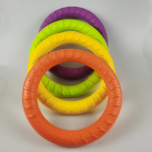 Juguetes Interactivos para Masticar para Perros, Resistentes a Mordeduras, Suaves, Naturales, Flotantes, de Espuma EVA, Anillo para Perros - Product Image 4