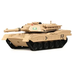 2024 Nieuwe Aankomst 2.4G Mini Militaire Draadloze Afstandsbediening Speelgoed Voertuig Rc Battle Tank Voor Kinderen