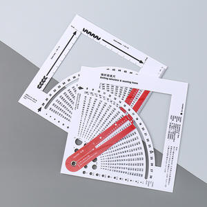 <span class=keywords><strong>Regla</strong></span> de <span class=keywords><strong>Costura</strong></span> <span class=keywords><strong>Multifuncional</strong></span> de Última Generación con Forma Especial, <span class=keywords><strong>Regla</strong></span> de Patchwork Cuadrada de Dos Colores - Product Image 1