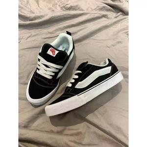 Chaussures décontractées classiques à bout fermé et semelle épaisse pour hommes et femmes, noires, confortables, toutes saisons - Product Image 5