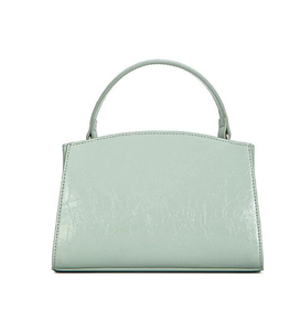Bolsos de mujer de cuero vegetal de alta calidad al por mayor, diseño de cierre de lujo pequeño, logotipo, color y tamaño personalizables. - Product Image 3