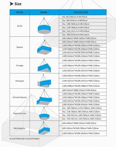 Trần tiếp thị vải biểu ngữ EXPO công bằng tùy chỉnh in ấn tam giác Trần treo biểu ngữ - Product Image 5