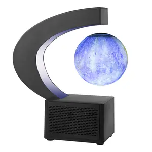 新しいポータブルワイヤレス3D印刷ムーンランプミュージックライトスピーカーリビングルームオフィスバレンタインデーフレンズクリエイティブギフト