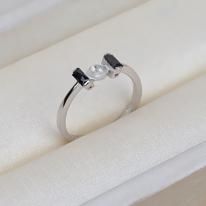 Anneau ajustable en argent S925, ouverture simple, bouche mobile, DIY, perle, anneau de 5-6 mm, porte-anneau, accessoires de bijouterie, 149 - Product Image 4