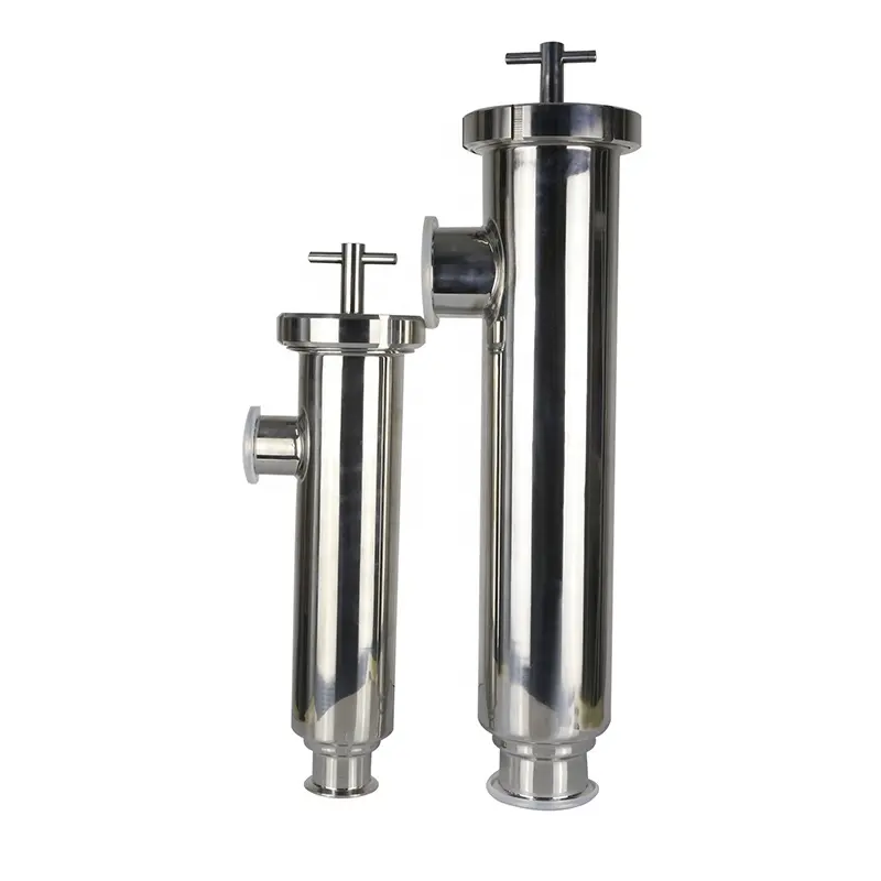 triclamp tri clamp hygienic ss316 304 stainless steel sanitary side inlet entry strainer filter