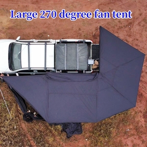 Venta caliente Off Road Car Tent Camping <span class=keywords><strong>3X3</strong></span> 360 Independiente con Led 4X4 Pared lateral <span class=keywords><strong>Toldo</strong></span> gris - Product Image 3