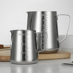 Nhà Sản Xuất Bán Buôn Thép Không Gỉ Bình Sữa Công Suất Lớn Thủ Công Cà Phê Latte Đo Cup Với Quy Mô - Product Image 5