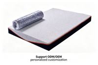 Matelas pour enfants à ressorts ensachés et mousse à mémoire de forme, confortable, respirant, amovible, taille standard, mousse personnalisée