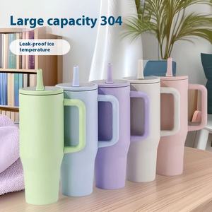 ถ้วยดูดสแตนเลสพับได้ความจุขนาดใหญ่40ออนซ์ถ้วย304ความร้อนกันรั่วซึมสำหรับเป็นของขวัญทางธุรกิจที่เก็บน้ำในรถ - Product Image 2