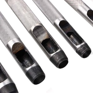 <b>Leather</b> Punch <b>Tool</b> Set 3-25mm Carbon Steel 15Pcs Home Diy Kit - Product Image 1
