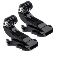 Support de casque universel en forme de J, boucle à dégagement rapide pour caméra d'action, compatible avec GoPro Insta360 DJI