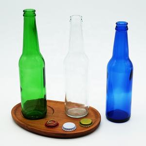 Fabricant de bouteilles de bière en verre vert recyclables personnalisées de 500ml avec logo personnalisé bouchons de couronne pour paquet de boisson de bière - Product Image 6