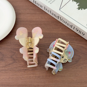 Fermagli per capelli in acetato con gatto KT, graziosi fermagli laterali a cartone animato, <span class=keywords><strong>accessori</strong></span> <span class=keywords><strong>Hello</strong></span> <span class=keywords><strong>Kitty</strong></span> - Product Image 4