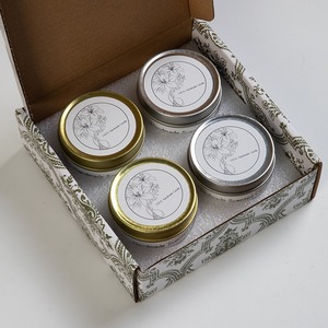 Coffret cadeau de mariage personnalisé Bougies parfumées en cire de soja sans fumée Bougie parfumée en métal pour boîte de conserve de luxe - Product Image 6