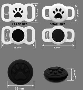 Funda Impermeable para AirTag, Suministro Directo de Fábrica, Soporte para Collar de Perro con Diseño de Garra de Mascota, Funda Protectora de Silicona - Product Image 2