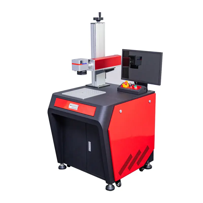 Fast Speed 20w 30w 50w Desktop Color Metal Fiber Laser Marking Machine