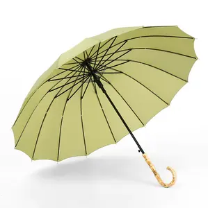 Yeni varış promosyon ucuz fiyat uzun saplı şemsiye yağmur