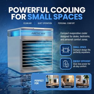 Enfriador de Aire Evaporativo Arctic Air Pure Chill 2.0 Azul, Portátil, Independiente, con Control Táctil, Depósito de 0.55L - Product Image 3