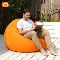 OTAUTAU Canapé Gonflable Inclinable Pliable pour Camping Extérieur et Jardin, Chaise Confortable, Pouf Paresseux, Mobilier Gain de Place SF028
