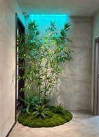 Plante de bambou artificielle pour intérieur et extérieur, arbre de bambou décoratif pour hôtel, restaurant, bureau, projet de décoration paysagère