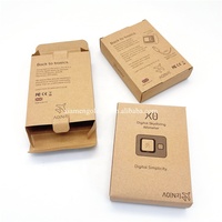 Boîte en papier kraft de haute qualité Produits de bougies Boîte cadeau Emballage en papier Boîte personnalisée Conception de luxe Impression avec découpe