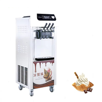 Machine à Glace Automatique Commerciale, Machine à Gelato Italienne Industrielle, Machine à Glace Molle Professionnelle