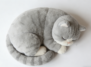 Gefülltes Katzen-Plüschtier Realistische Simulation Lebensecht Weich Handgefertigt Liegend Neuerscheinung Fabrikpreis - Product Image 2