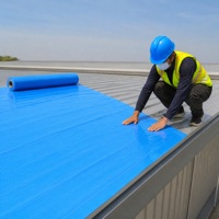 Membrane de réparation de toiture autocollante pour bâtiments en tuiles d'acier colorées