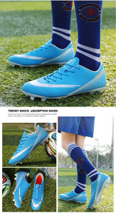 Футбольные бутсы для взрослых с синтетическим верхом и полиуретановой подошвой, с длинными шипами, для подростков и учащихся средних и старших классов, для тренировок в помещении и отдыха. - Product Image 4