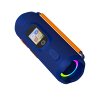 Haut-parleur portable 20W V5.3 avec basses puissantes, rechargeable par Type C, en plastique, pour utilisation en extérieur lors de fêtes