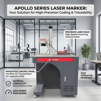 Machine de marquage laser à fibre CNC 300W refroidie par air pour métal, compatible avec le logiciel EZCAD, prend en charge les formats DXF, BMP, PLT
