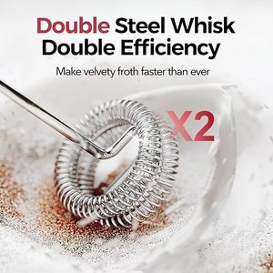 겔링 신형 3단계 속도 조절 전동 핸드헬드 우유 거품기 공장 공급업체 커피 믹서 비터 (2개의 거품기 포함) - Product Image 6