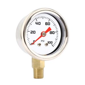 เกจวัดความดันสแตนเลสกึ่งเชื่อมต่อด้านล่าง<span class=keywords><strong>100</strong></span> <span class=keywords><strong>PSI</strong></span> สำหรับโรงงานผลิต - Product Image 4