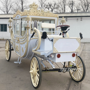 Carruaje Real Eléctrico de Lujo Personalizado, Estilo Europeo Clásico, para Bodas, Vehículo de Turismo de Alta Gama con 4 Ruedas - Product Image 3