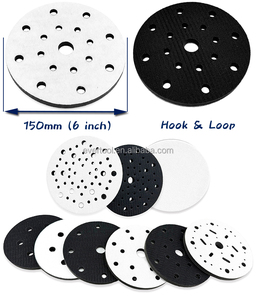 EVERTOOL 150mm 17-Loch Auto-Polier-Fächerschleifscheibe Schleifpad mit Klettverschluss für Schleifmaschinen - Product Image 4