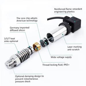Гидравлический интеллектуальный датчик высокого давления и температуры 0-10 бар, 0-16 бар, 0-20 бар, выход 4-20 мА, RS485, 0-10В, 0-200, преобразователь давления - Product Image 1