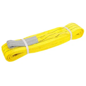 3T Polyester Vành Đai Hàng Hóa Lashing Dây Đeo Webbing Nâng Sling Webbing Vành Đai Cho Hàng Hóa Lashing