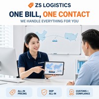 Transitaire maritime et aérien DDP LCL/FCL de confiance Chine-USA-Canada, agent logistique multimodal rapide, support 24/7