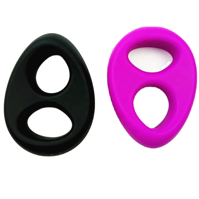 Hot Sale Soft Silicone Teardrop Cock Ring - Waterproof Dual Ring for Men's Pleasure & Delay Ejaculation | OEM Available Hot Sale Soft Silicone Teardrop Cock Ring - Waterproof Dual Ring for Men's Pleasure & Delay Ejaculation | OEM Available