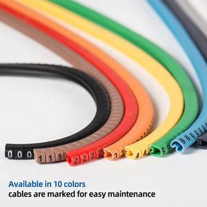 ECJ vàng số Cáp nhãn điện Dây cáp đánh dấu Vòng Cáp đánh dấu - Product Image 6