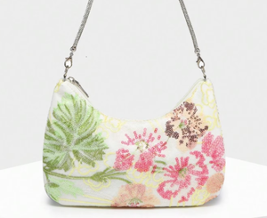 Bolsos de Hombro Elegantes, Duraderos, Estilo Bohemio Vintage para Mujer, Bolsos de Mano Casuales con Cadenas y Bordados, Portátiles - Product Image 1