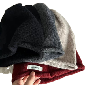Cappello <span class=keywords><strong>DELL</strong></span> in Lana Pura 100% per <span class=keywords><strong>Autunno</strong></span>/Inverno, Berretto Caldo Unisex per Climi Freddi, Trendy, Taglia 56-58CM - Product Image 1