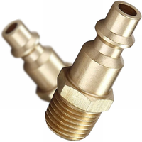 1/4 po. Raccords de tuyau d'air à connexion rapide en laiton mâle NPT pièces d'outils de compresseur d'air industriel OEM personnalisables