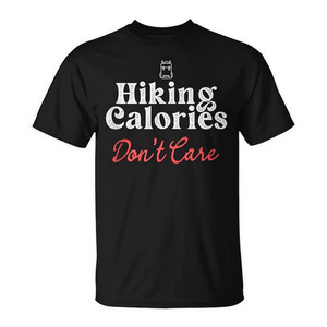 Camiseta sin mangas Hiking Calories Don't Care para amantes de la comida, ropa para actividades al aire libre - Product Image 2