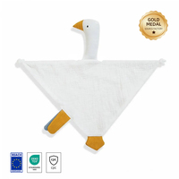 Manta de seguridad para bebé OEM/ODM de algodón muselina, certificada OEKO-TEX y BSCI, precio de fábrica, fabricante al por mayor de manta de muselina Lovey, edredón para bebé