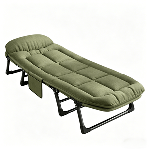 Lit de camp pliant moderne, compact et ultraléger en acier pour la randonnée, le camping, <span class=keywords><strong>les</strong></span> situations d'urgence et <span class=keywords><strong>les</strong></span> chambres d'hôtes - Product Image 1